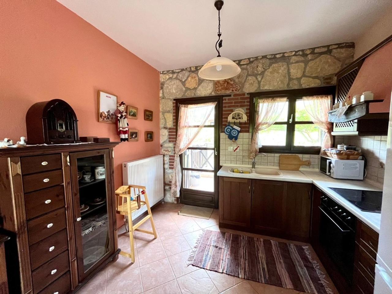 Stone Villa Rokosini Vourvourou Esterno foto