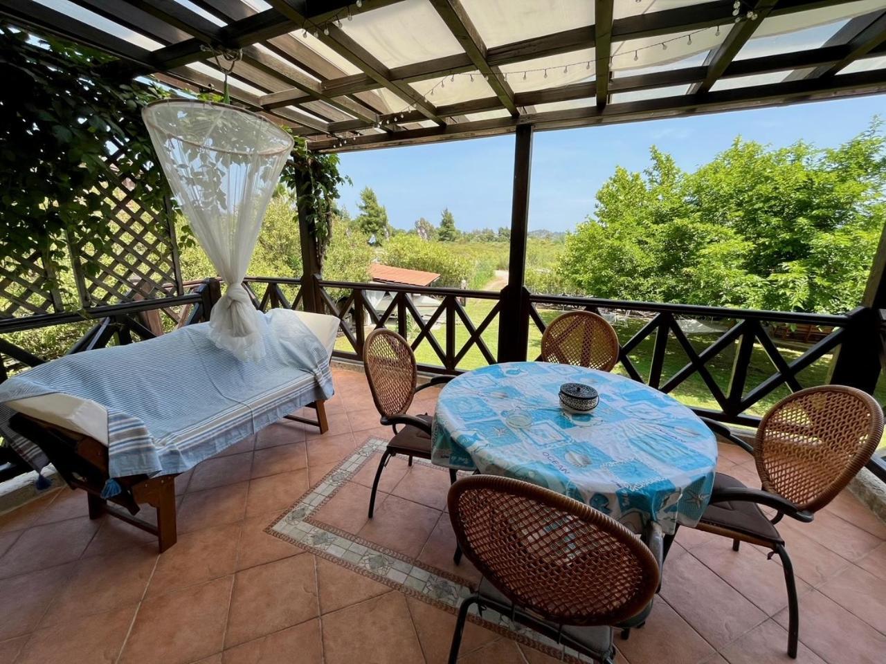 Stone Villa Rokosini Vourvourou Esterno foto