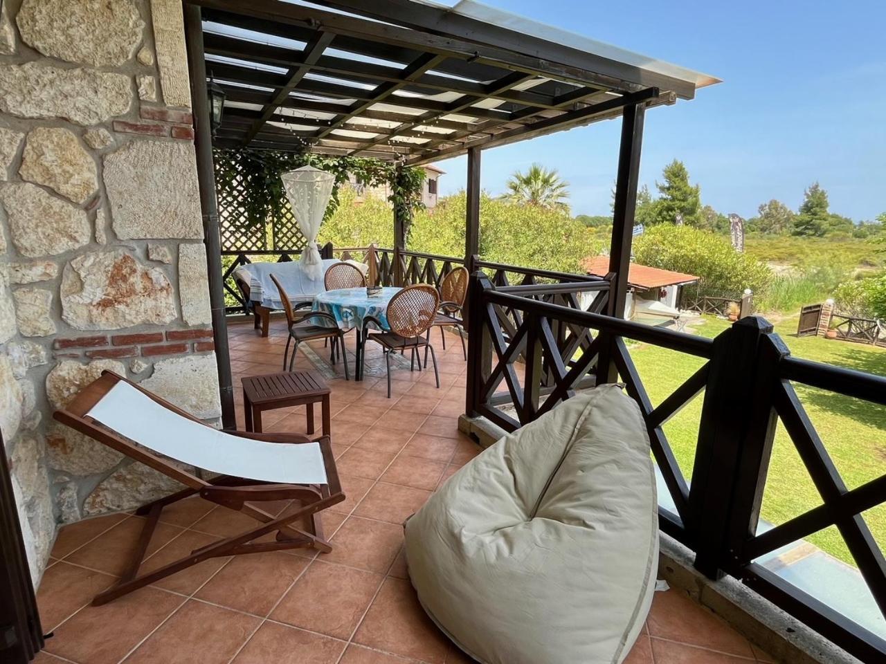 Stone Villa Rokosini Vourvourou Esterno foto