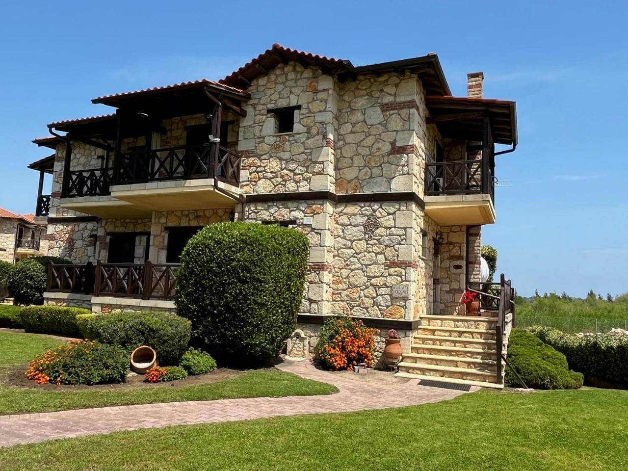 Stone Villa Rokosini Vourvourou Esterno foto
